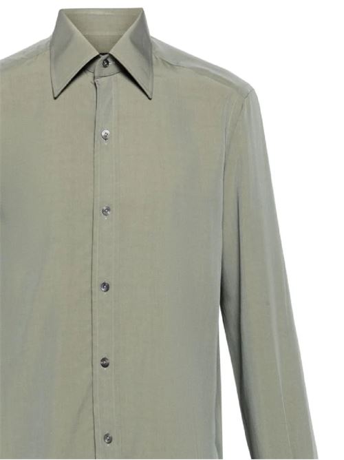 Sage green man shirt Tom Ford | HSBC05SYS02FG796